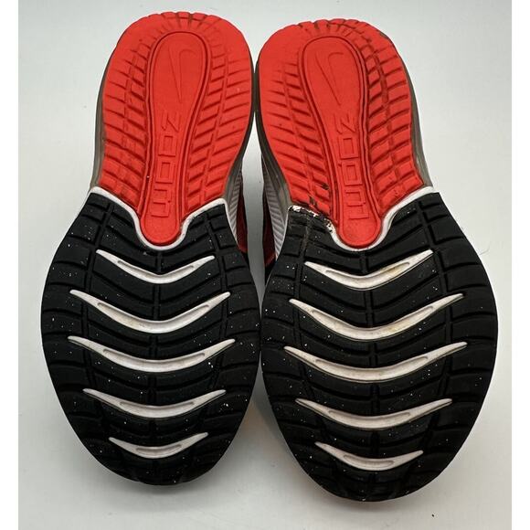 Nike Air Zoom Arcadia Black Orange Strap Running Shoes Kids Size 11.5C CK0714 - Picture 5 of 6